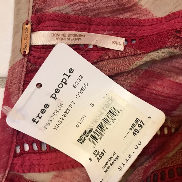 Flowy Free People plaid top - Picture 3 of 3